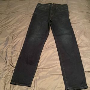 Express Men’s flex jeans Size 32x34 Dark Blue Straight Leg